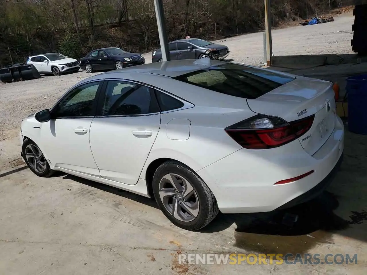 2 Photograph of a damaged car 19XZE4F12KE006778 HONDA INSIGHT 2019