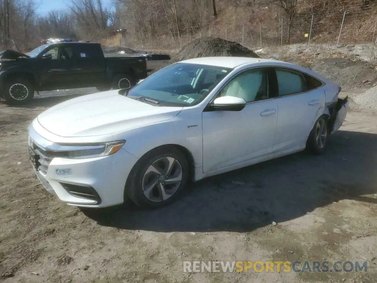 1 Photograph of a damaged car 19XZE4F14KE002277 HONDA INSIGHT 2019