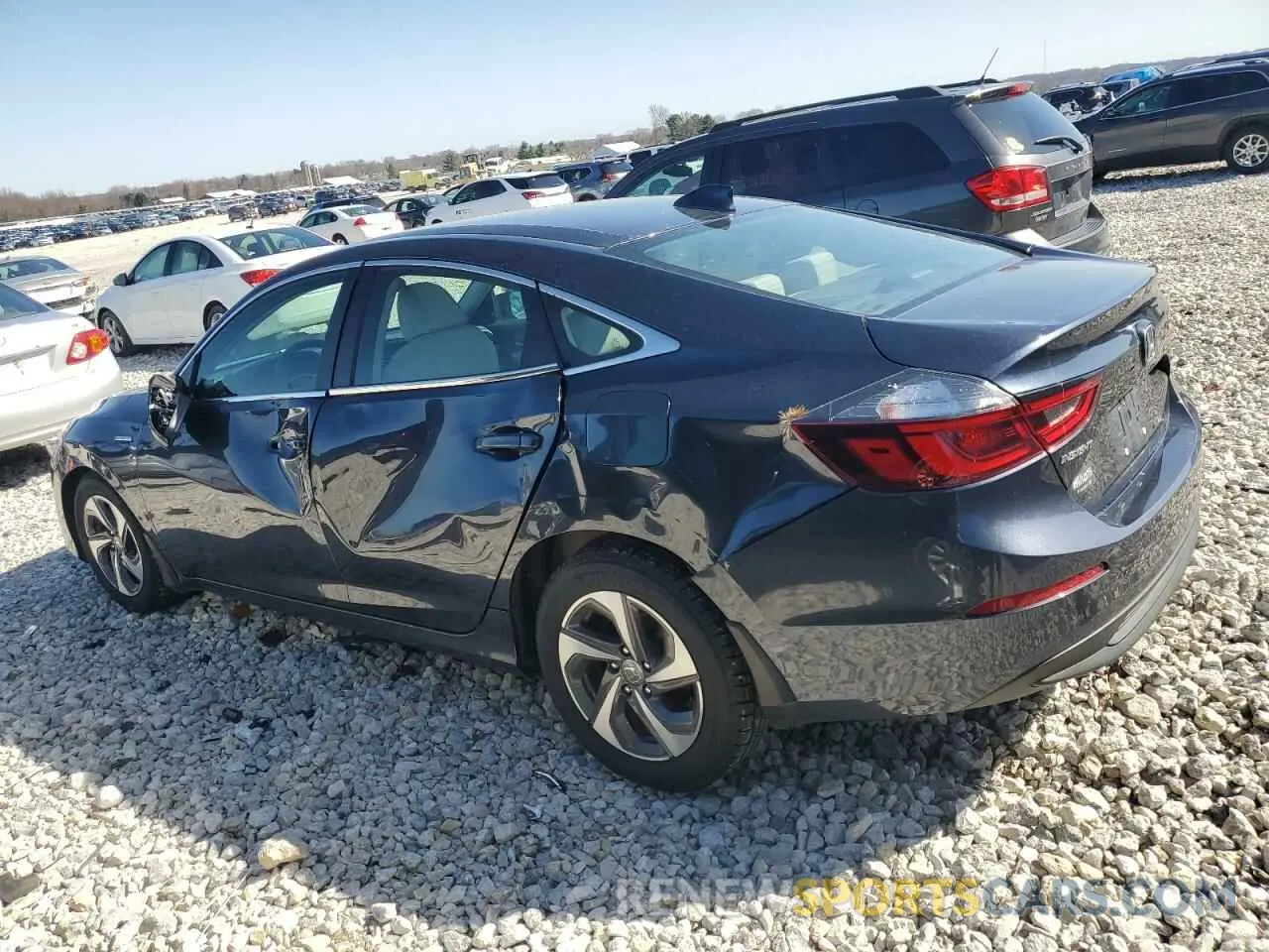 2 Photograph of a damaged car 19XZE4F14KE005552 HONDA INSIGHT 2019