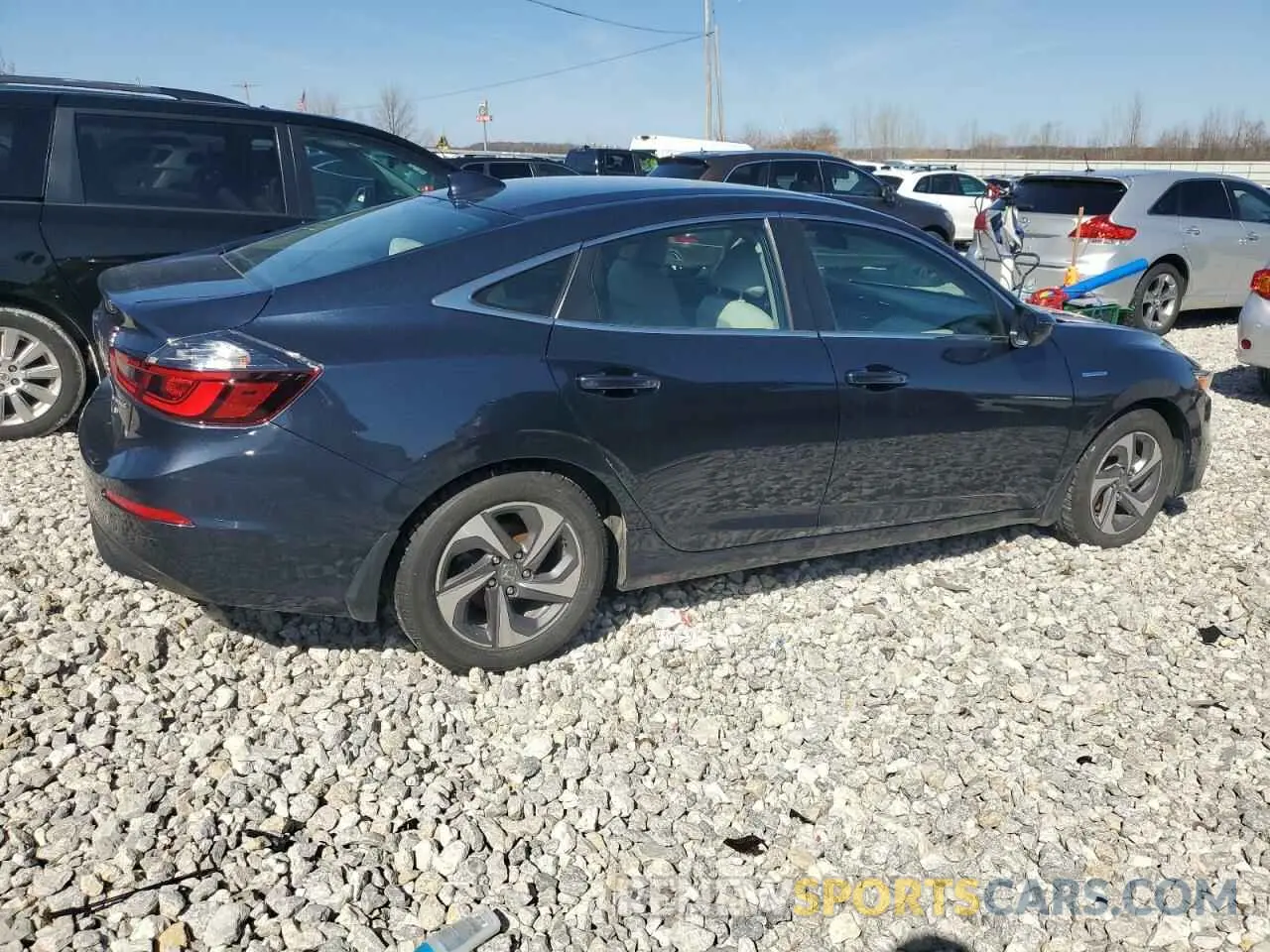 3 Photograph of a damaged car 19XZE4F14KE005552 HONDA INSIGHT 2019