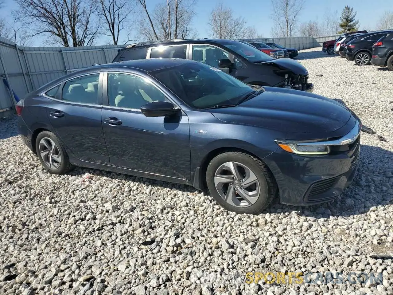 4 Photograph of a damaged car 19XZE4F14KE005552 HONDA INSIGHT 2019