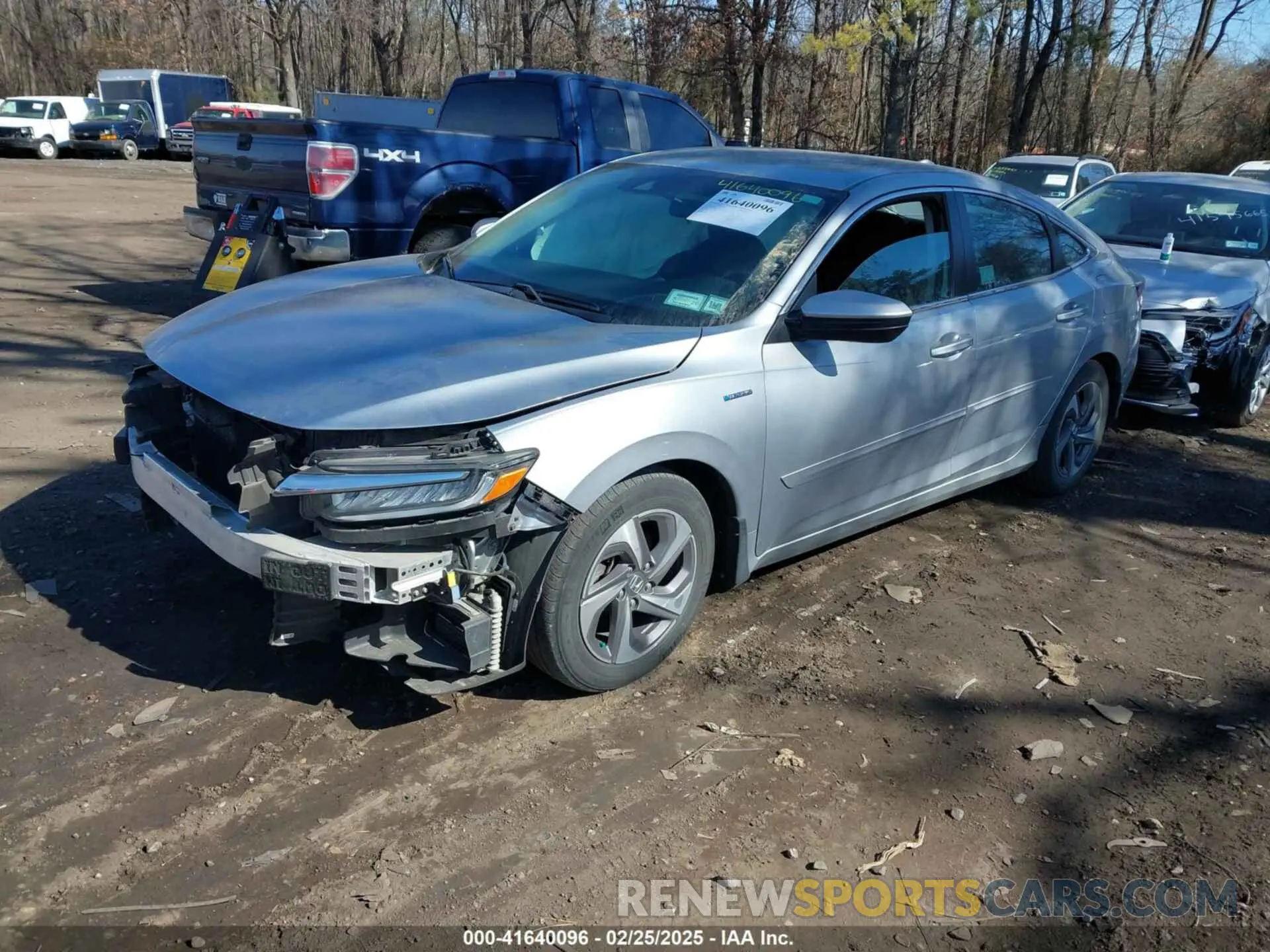 2 Photograph of a damaged car 19XZE4F14KE013196 HONDA INSIGHT 2019