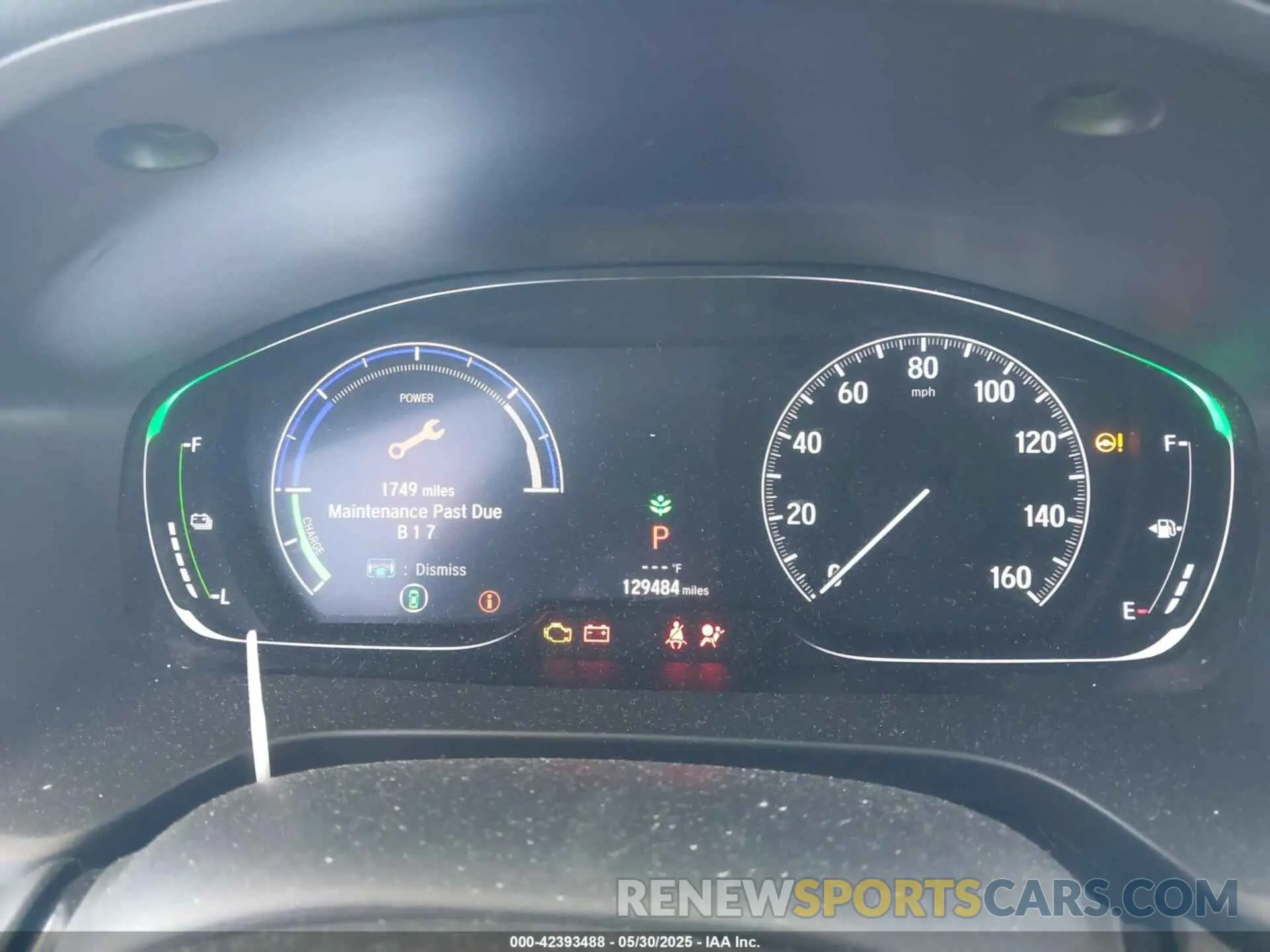 7 Photograph of a damaged car 19XZE4F14KE027597 HONDA INSIGHT 2019
