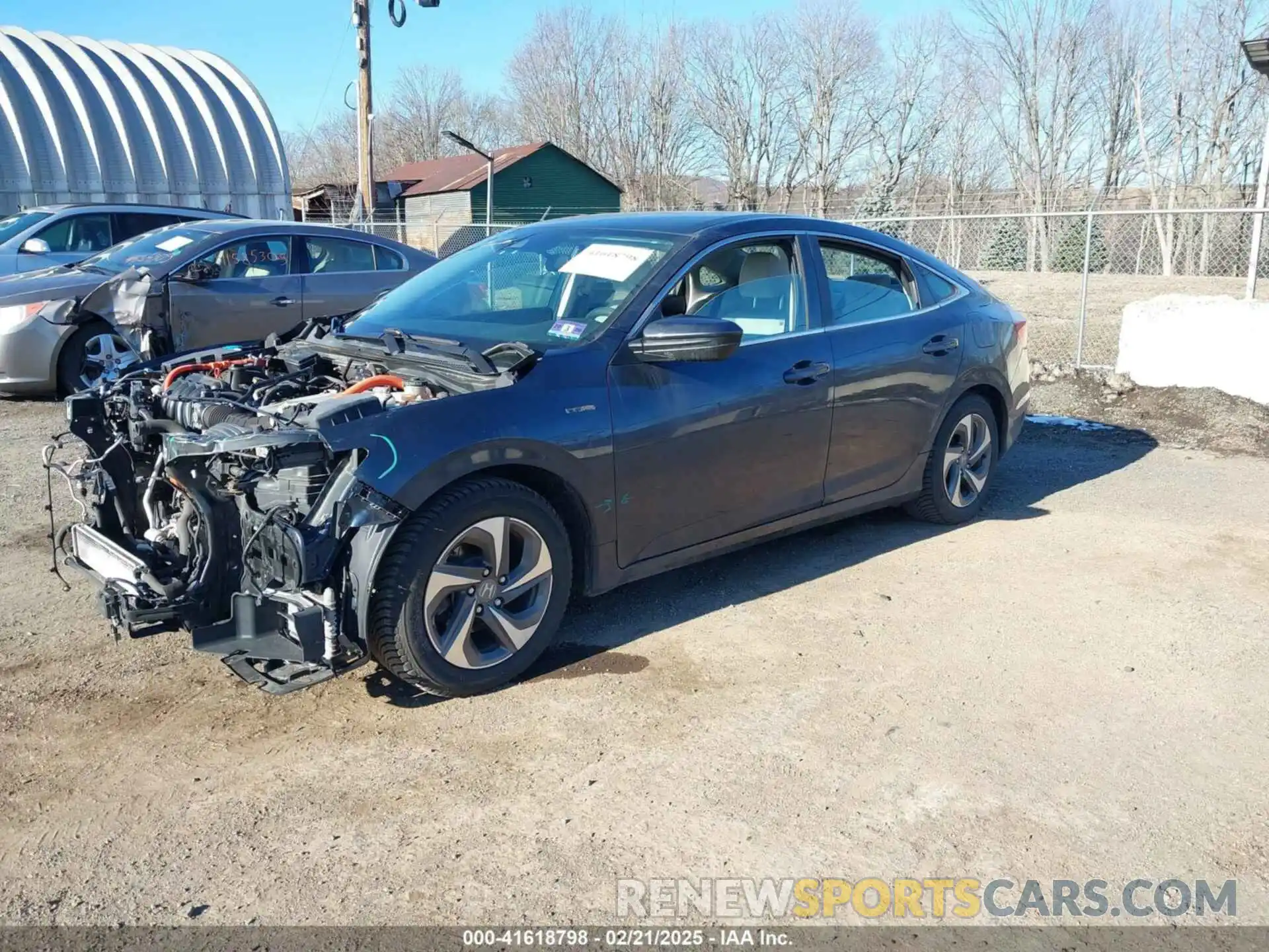 2 Photograph of a damaged car 19XZE4F16KE022224 HONDA INSIGHT 2019