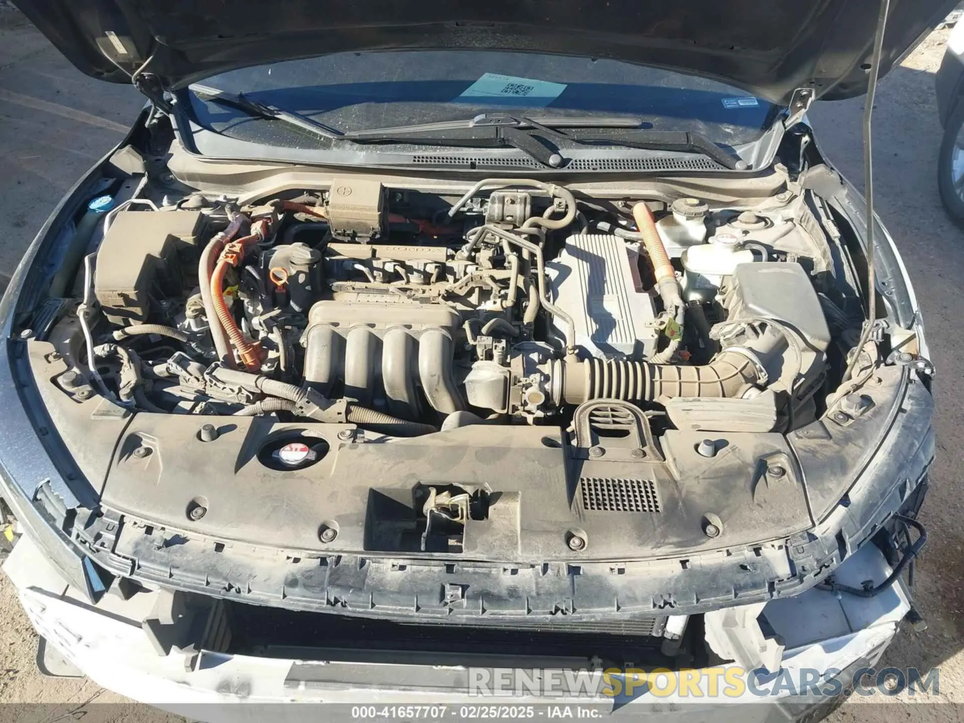 10 Photograph of a damaged car 19XZE4F17KE003004 HONDA INSIGHT 2019