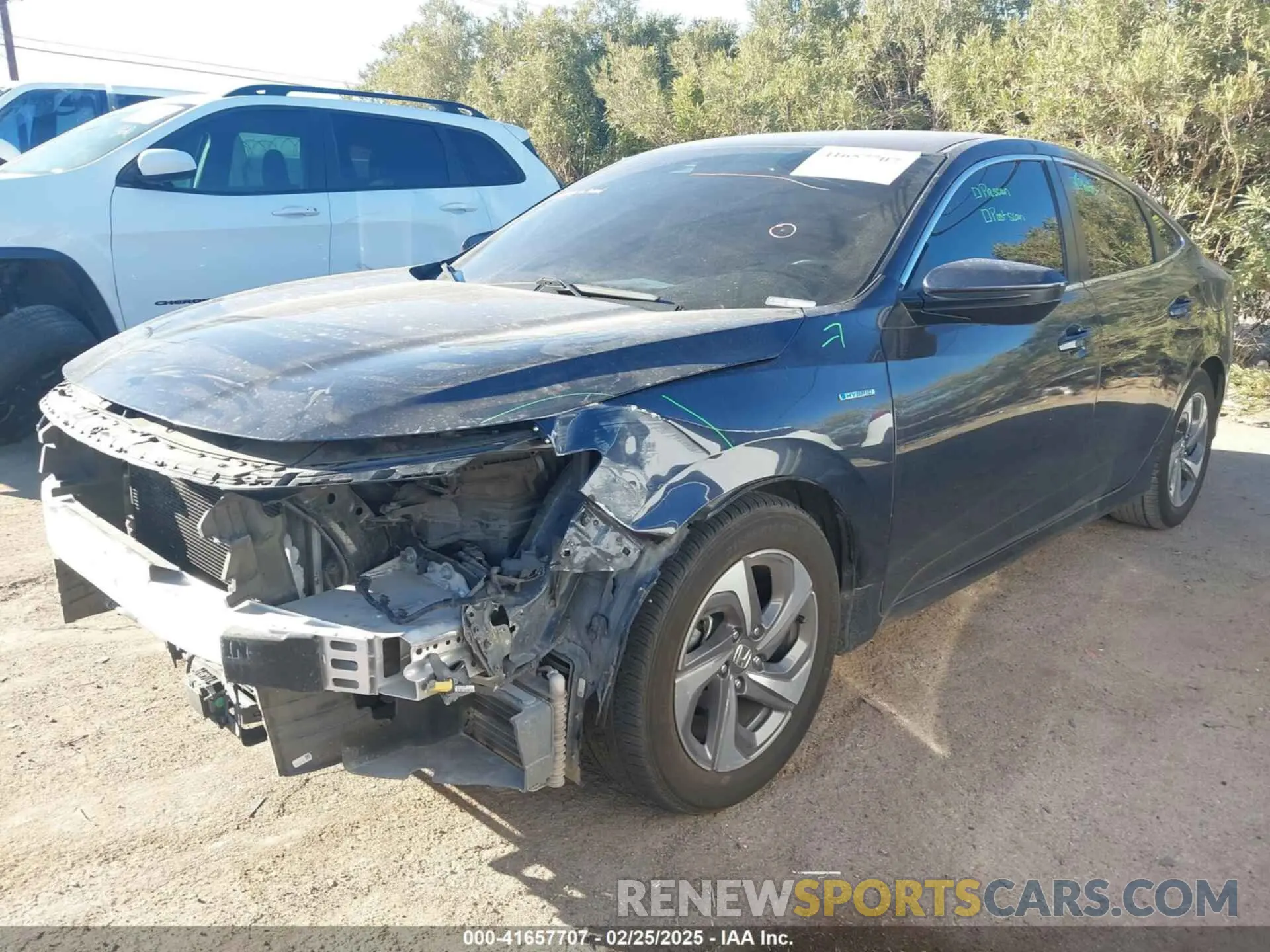 6 Photograph of a damaged car 19XZE4F17KE003004 HONDA INSIGHT 2019