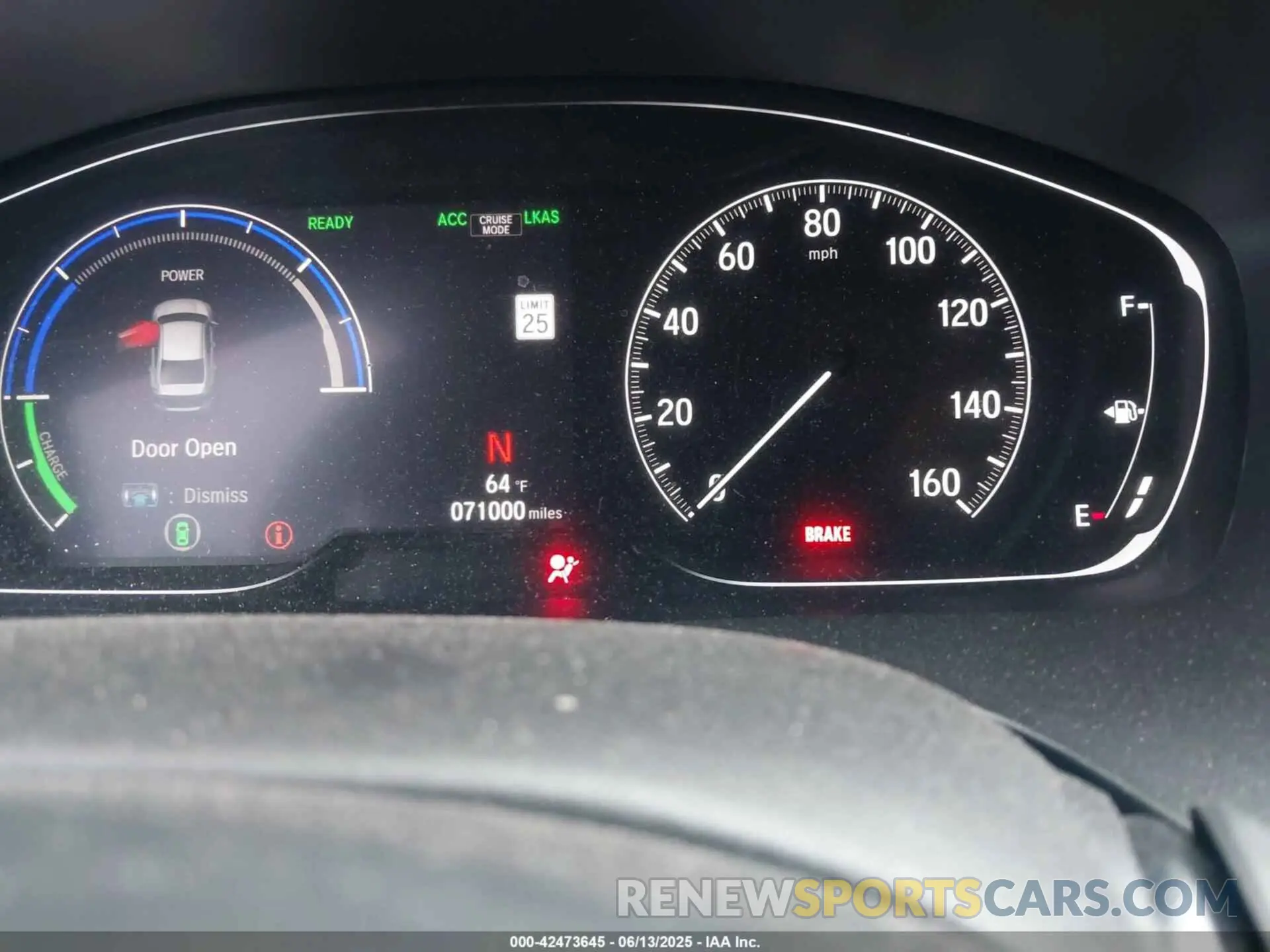 15 Photograph of a damaged car 19XZE4F17KE004511 HONDA INSIGHT 2019