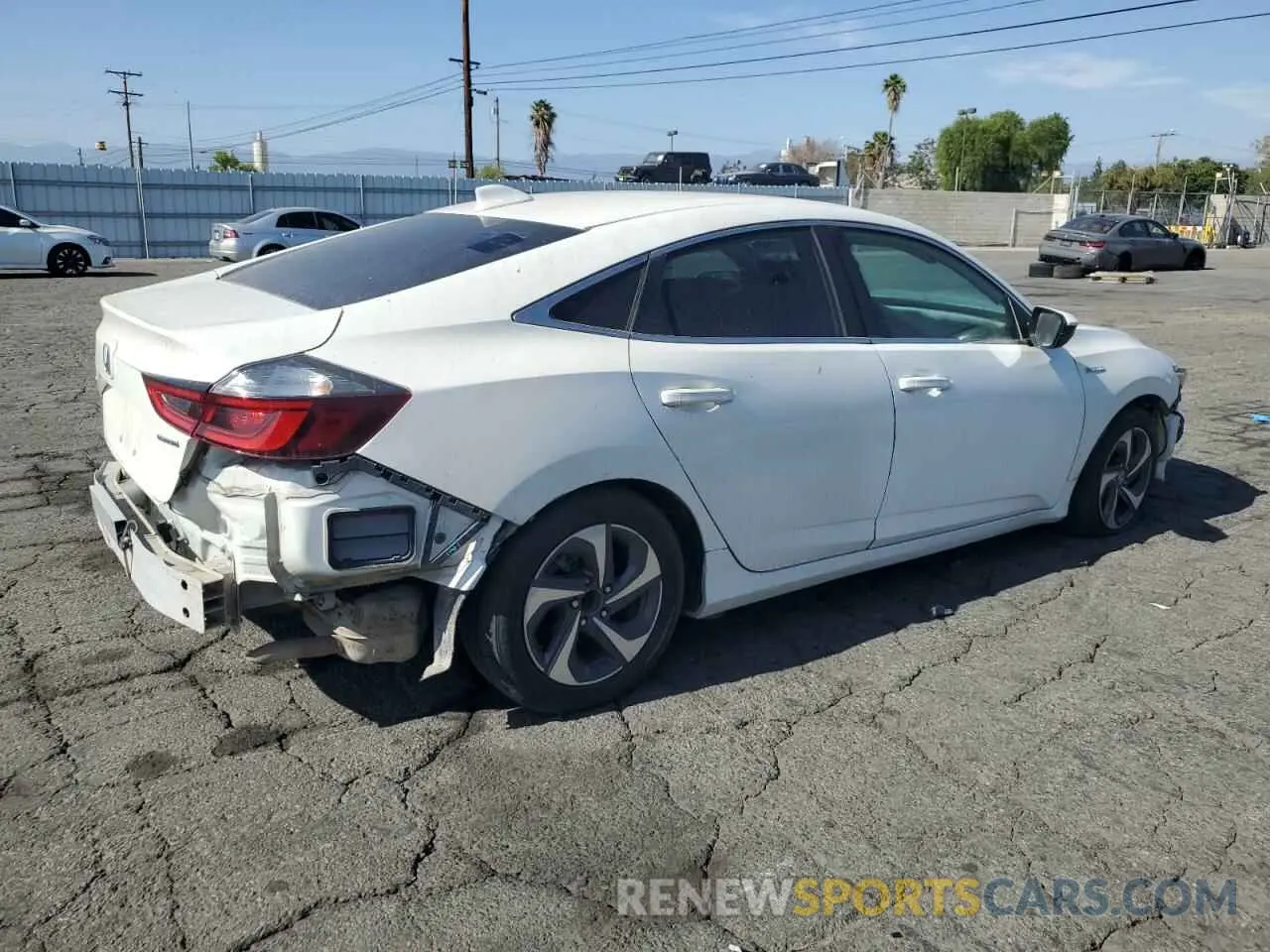 3 Photograph of a damaged car 19XZE4F17KE021048 HONDA INSIGHT 2019