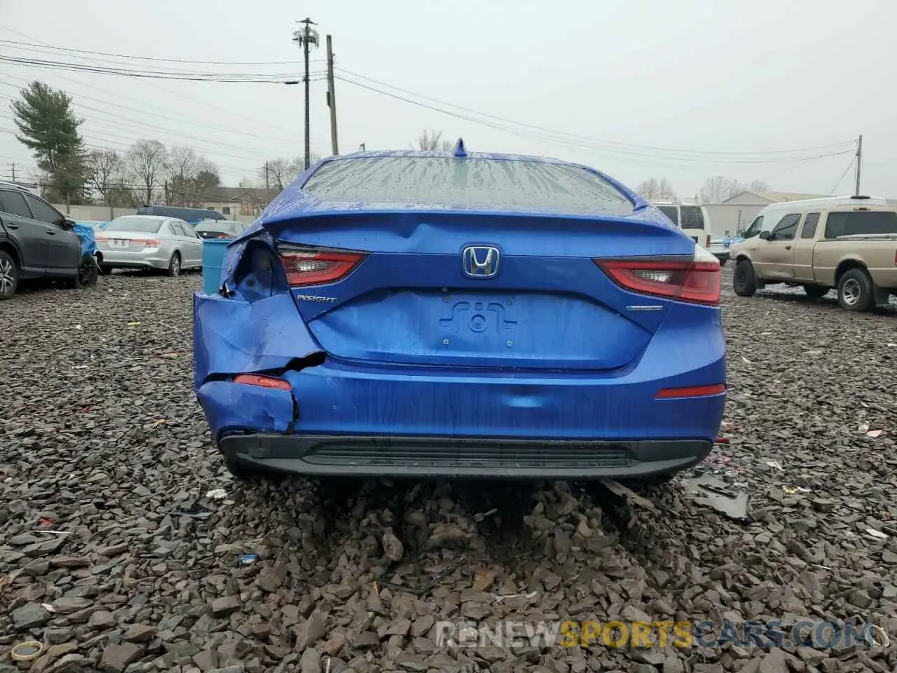 6 Photograph of a damaged car 19XZE4F1XKE030357 HONDA INSIGHT 2019