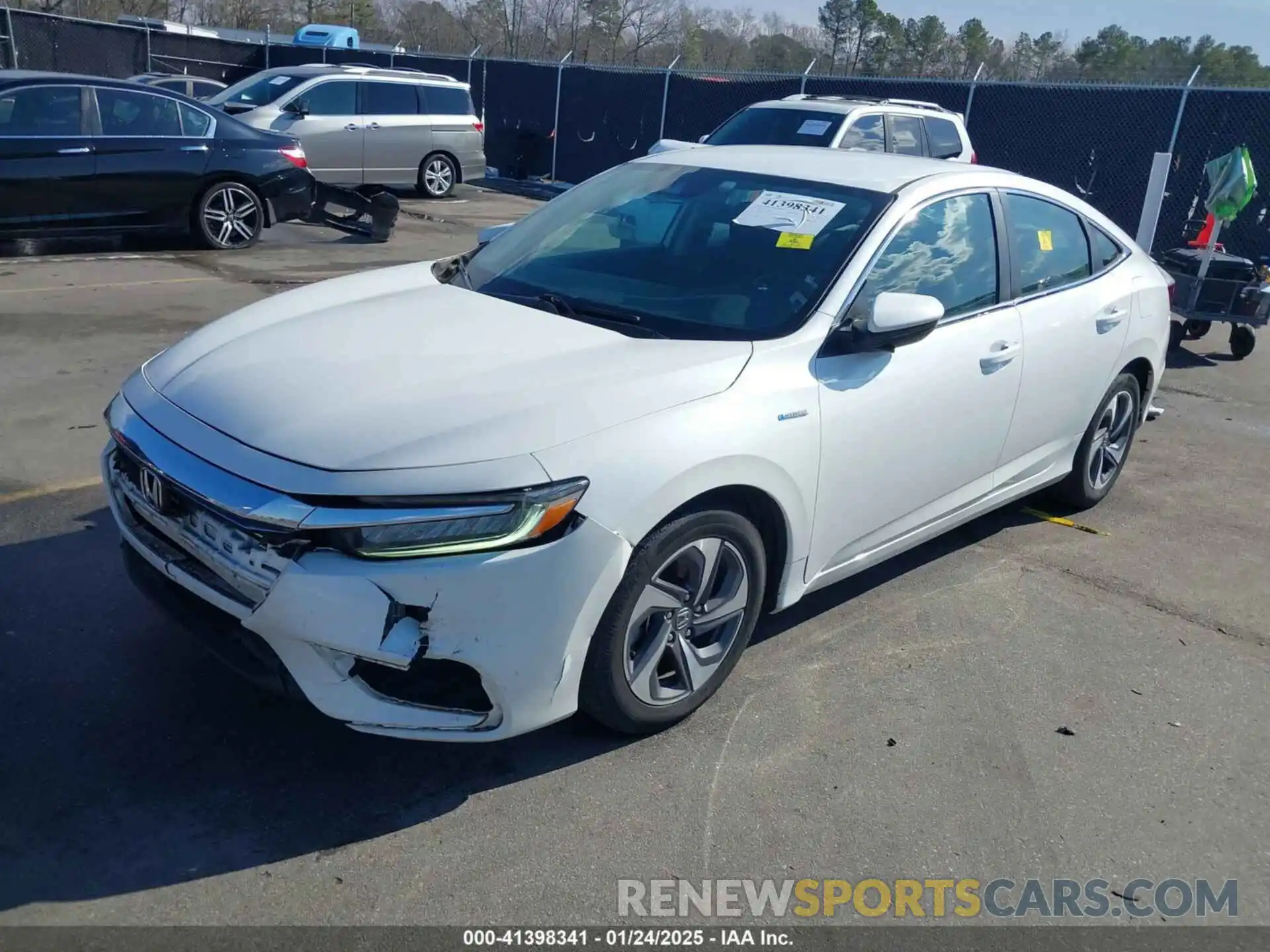 2 Photograph of a damaged car 19XZE4F50KE001436 HONDA INSIGHT 2019