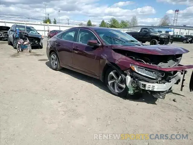 10 Photograph of a damaged car 19XZE4F50KE021699 HONDA INSIGHT 2019
