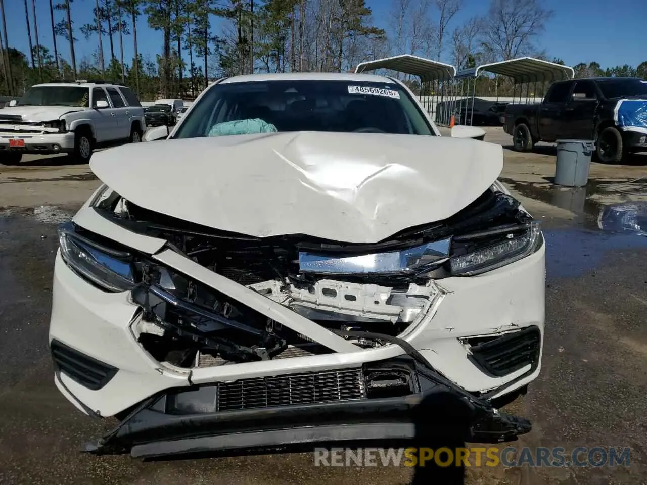 5 Photograph of a damaged car 19XZE4F50KE033304 HONDA INSIGHT 2019