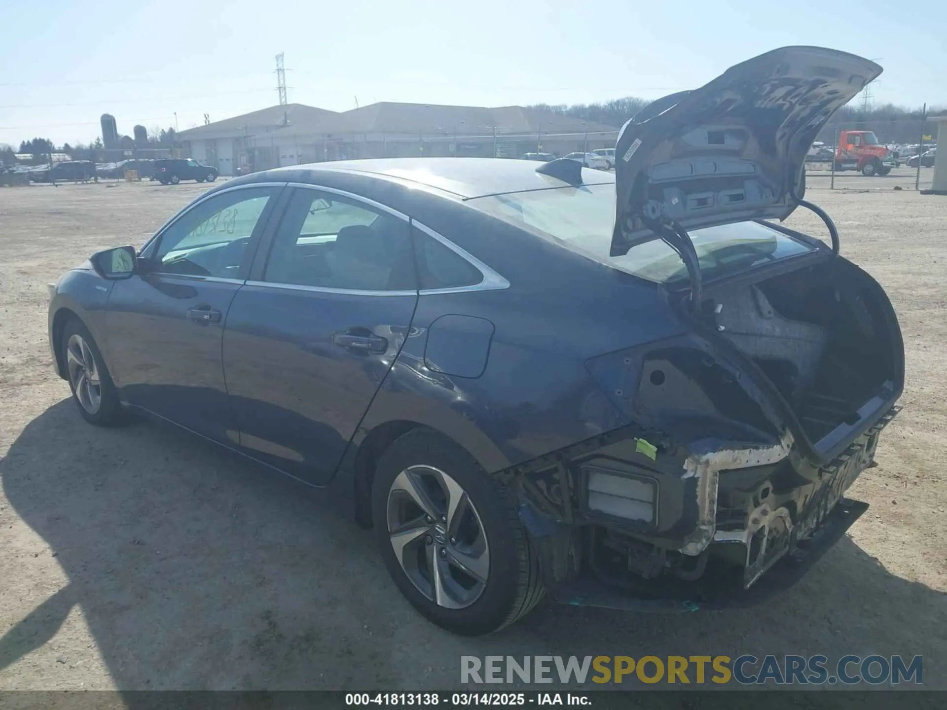 3 Photograph of a damaged car 19XZE4F51KE022571 HONDA INSIGHT 2019