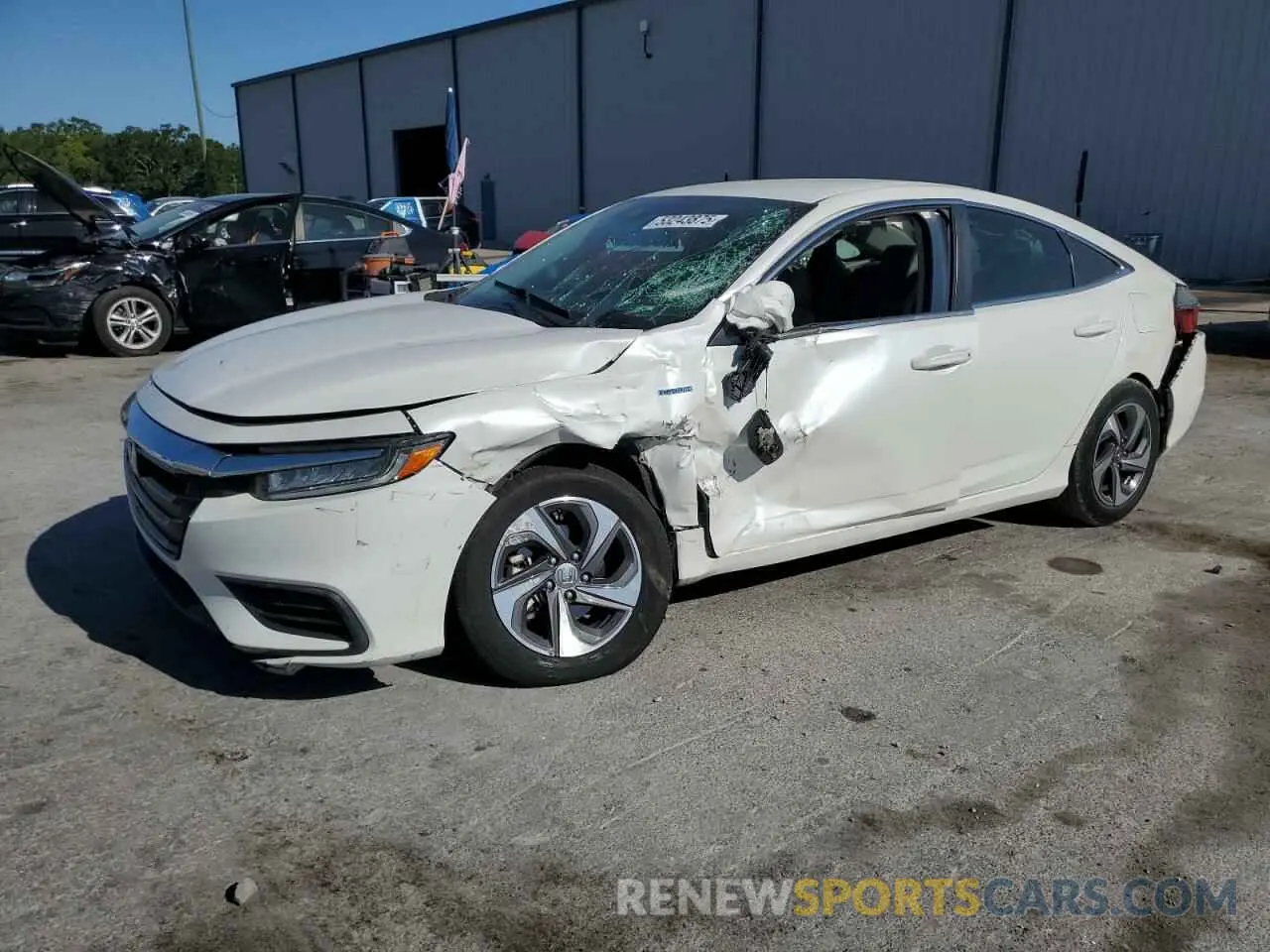 1 Photograph of a damaged car 19XZE4F51KE027933 HONDA INSIGHT 2019