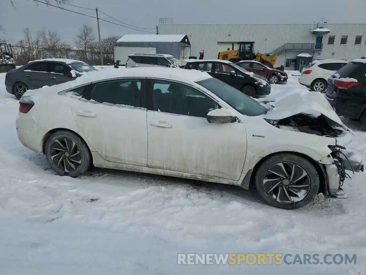 4 Photograph of a damaged car 19XZE4F51KE400579 HONDA INSIGHT 2019