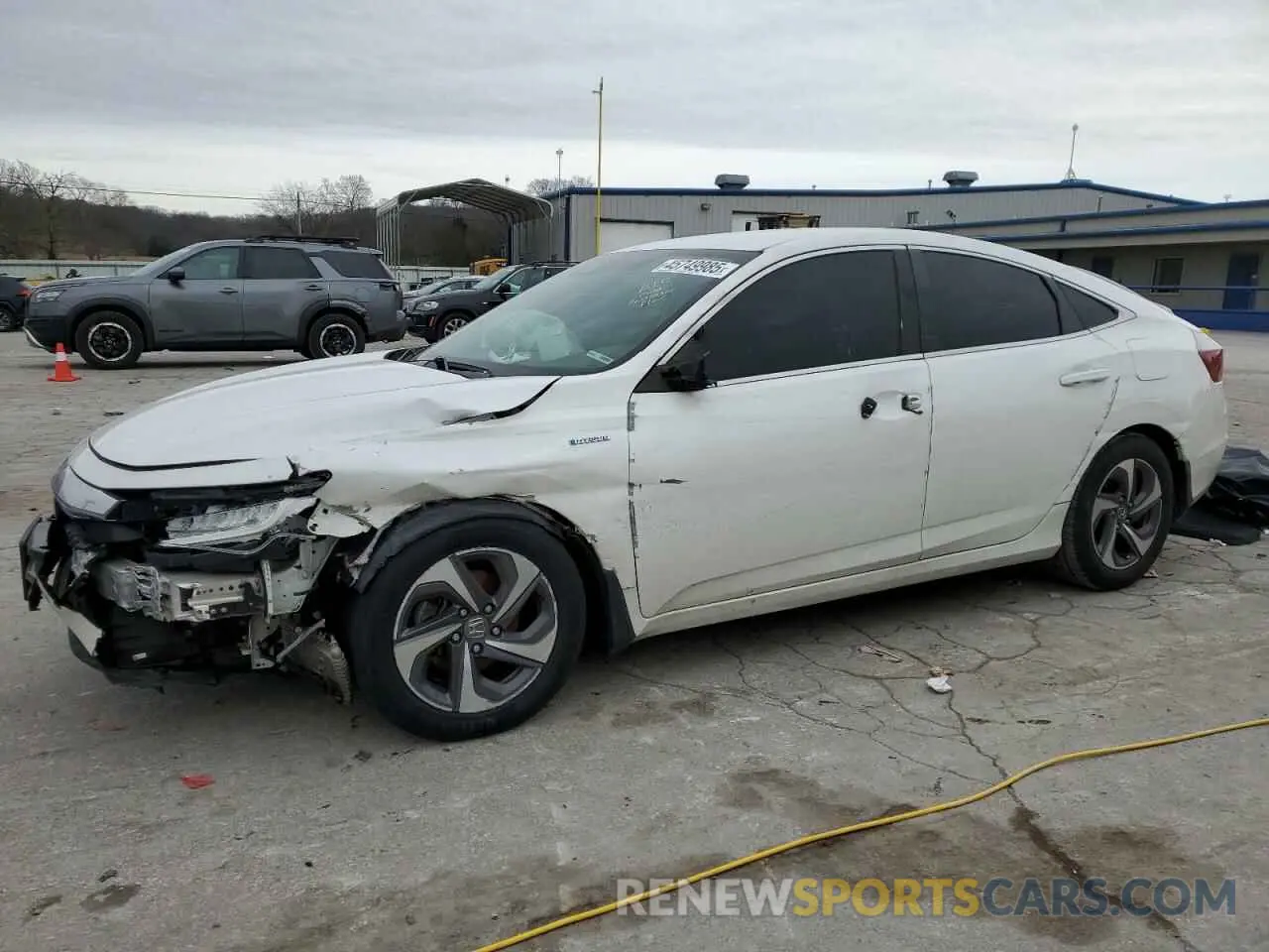1 Photograph of a damaged car 19XZE4F52KE003849 HONDA INSIGHT 2019