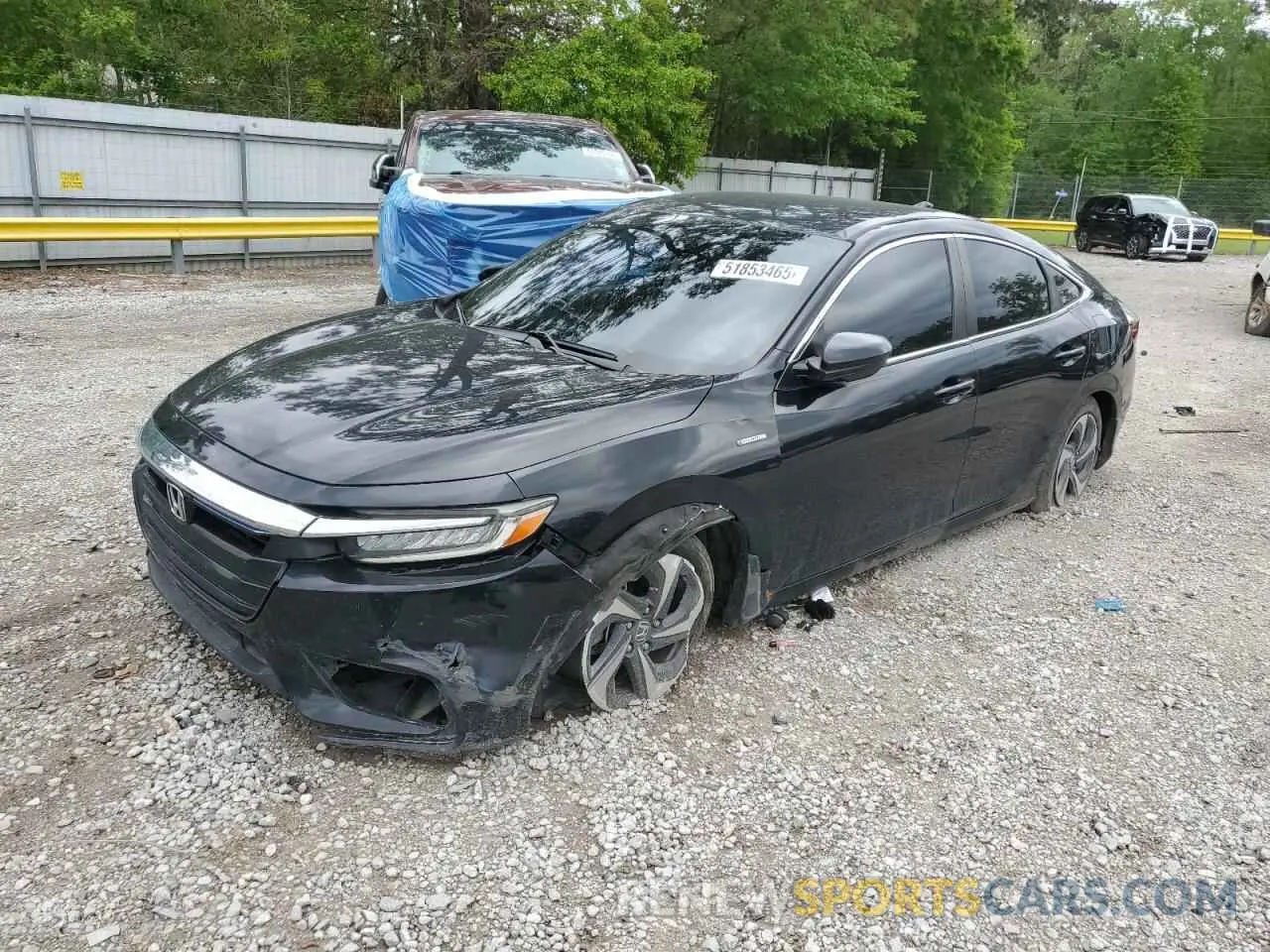 1 Photograph of a damaged car 19XZE4F52KE005035 HONDA INSIGHT 2019