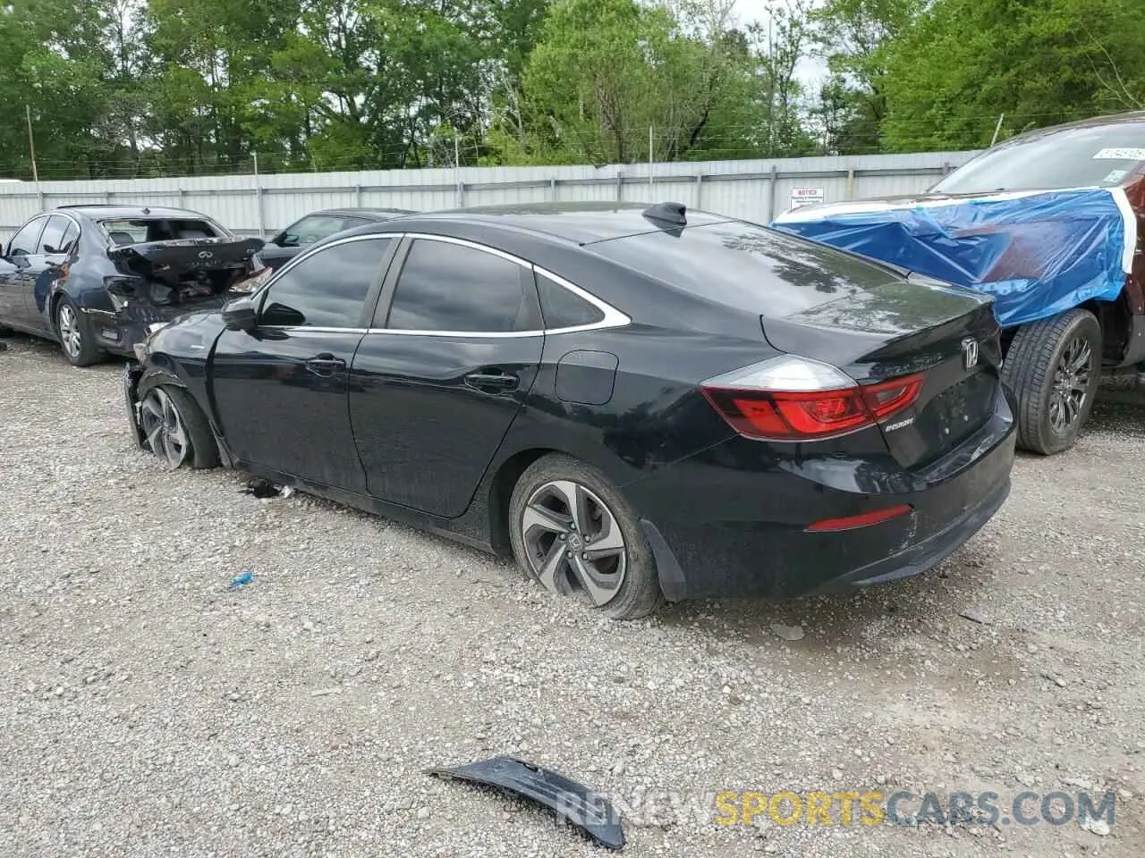 2 Photograph of a damaged car 19XZE4F52KE005035 HONDA INSIGHT 2019