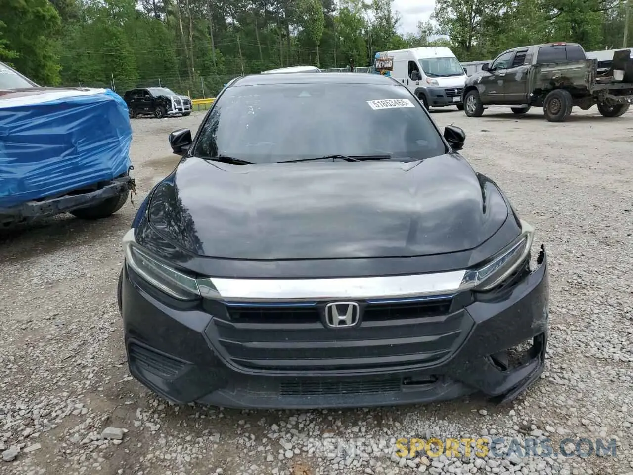 5 Photograph of a damaged car 19XZE4F52KE005035 HONDA INSIGHT 2019