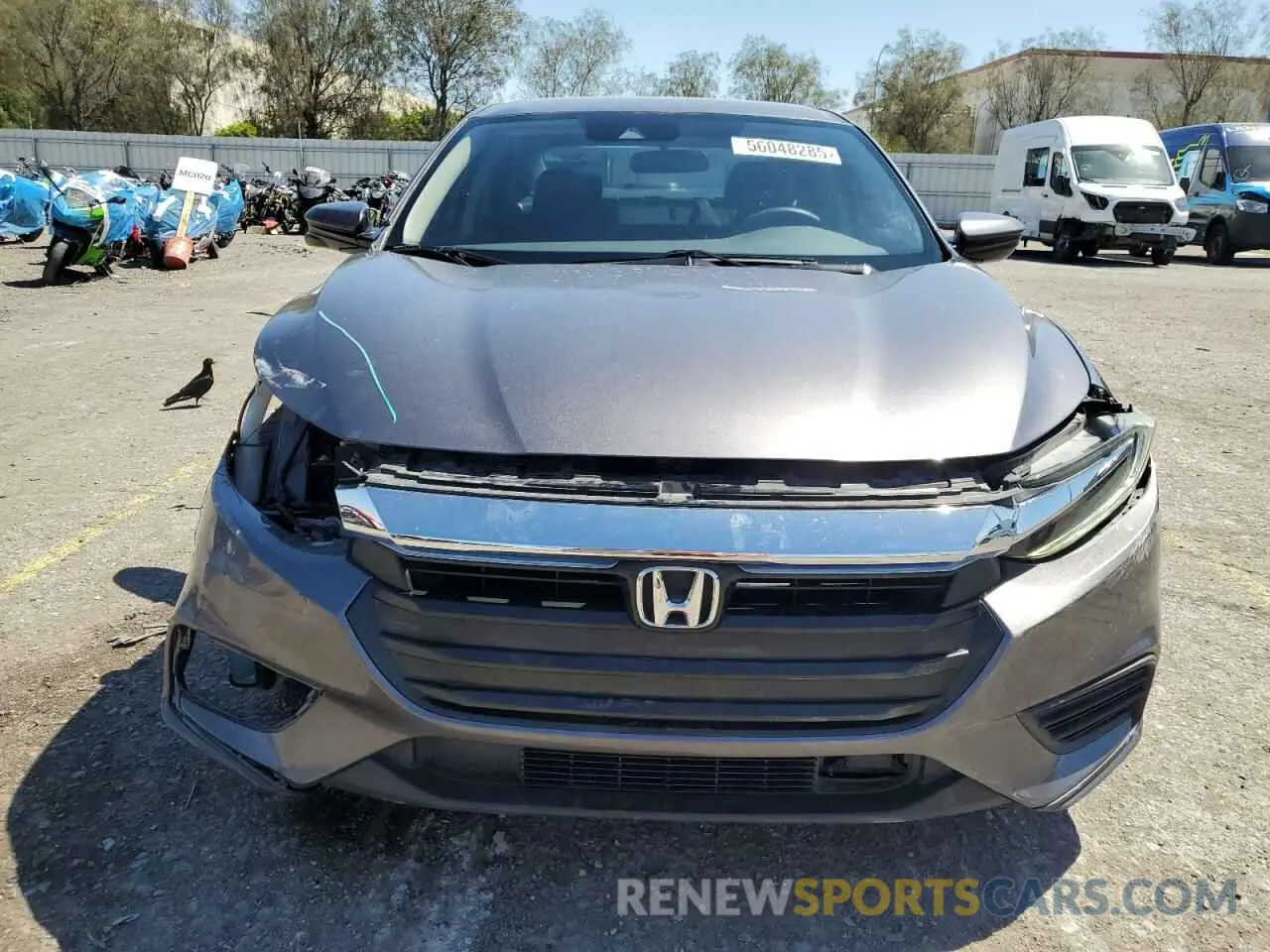 5 Photograph of a damaged car 19XZE4F52KE033983 HONDA INSIGHT 2019