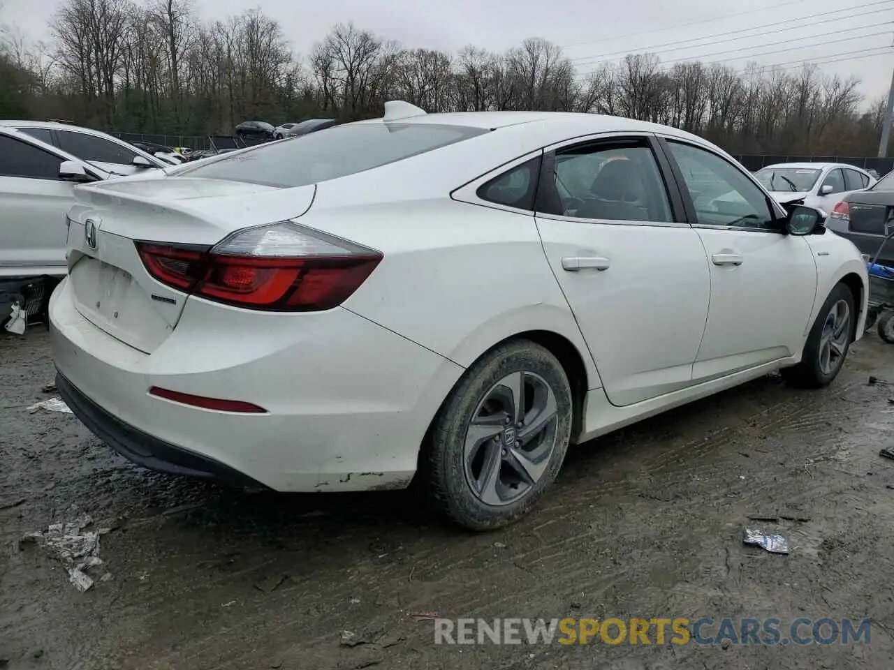 3 Photograph of a damaged car 19XZE4F53KE005089 HONDA INSIGHT 2019