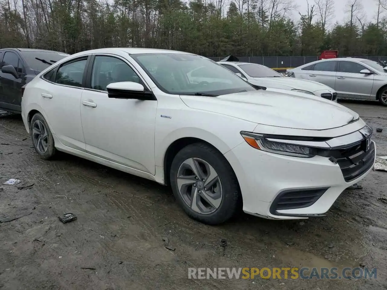 4 Photograph of a damaged car 19XZE4F53KE005089 HONDA INSIGHT 2019