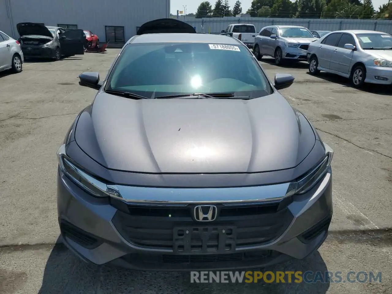 5 Photograph of a damaged car 19XZE4F53KE006890 HONDA INSIGHT 2019