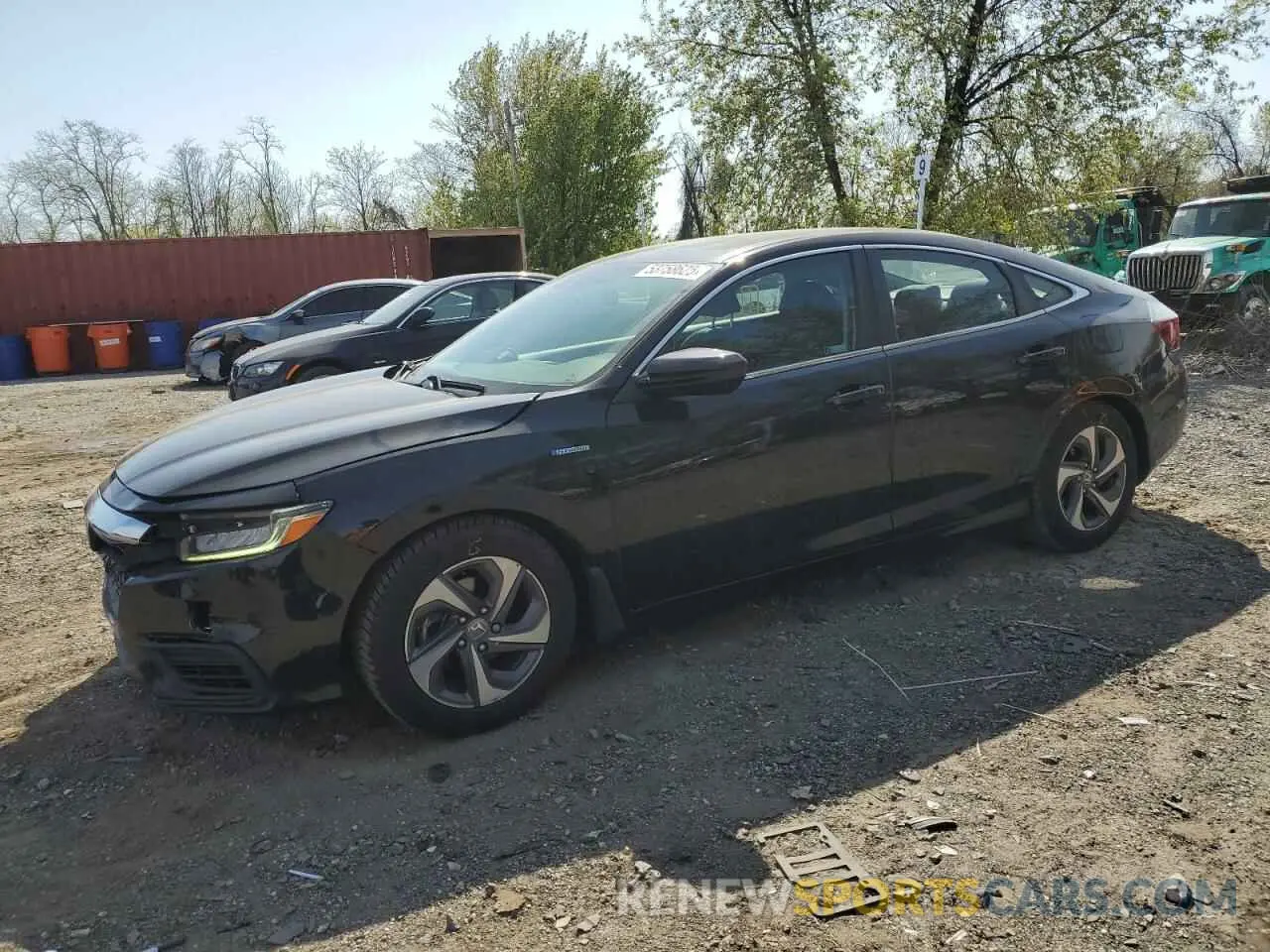 1 Photograph of a damaged car 19XZE4F53KE012804 HONDA INSIGHT 2019
