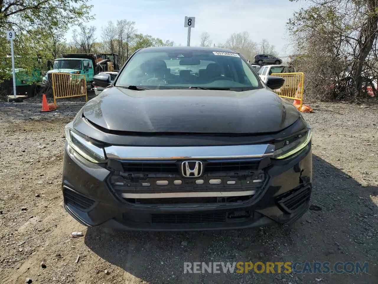 5 Photograph of a damaged car 19XZE4F53KE012804 HONDA INSIGHT 2019