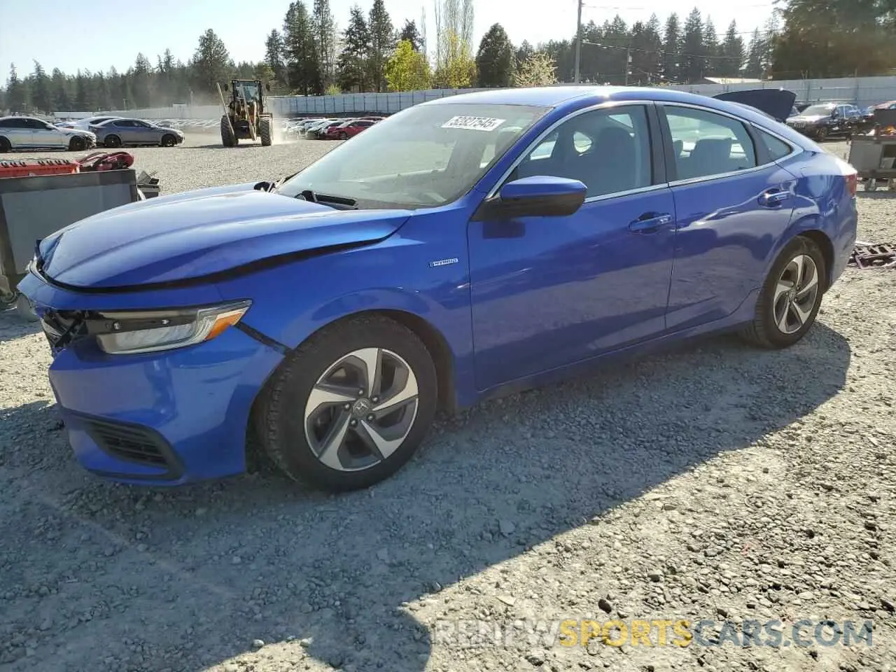 1 Photograph of a damaged car 19XZE4F53KE017565 HONDA INSIGHT 2019