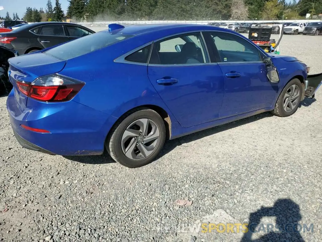 3 Photograph of a damaged car 19XZE4F53KE017565 HONDA INSIGHT 2019