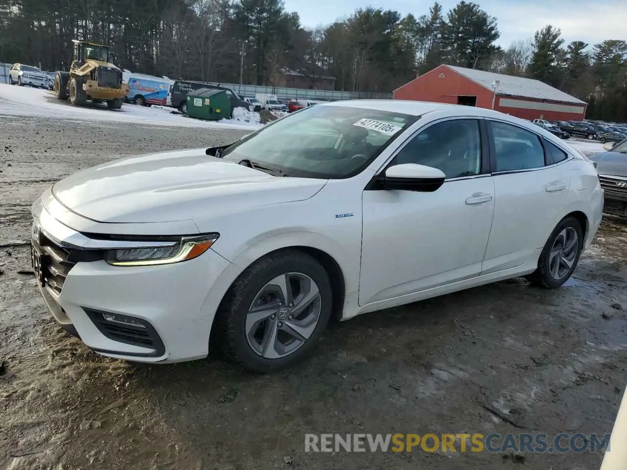 1 Photograph of a damaged car 19XZE4F54KE004436 HONDA INSIGHT 2019