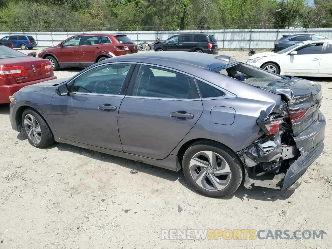 2 Photograph of a damaged car 19XZE4F54KE008079 HONDA INSIGHT 2019
