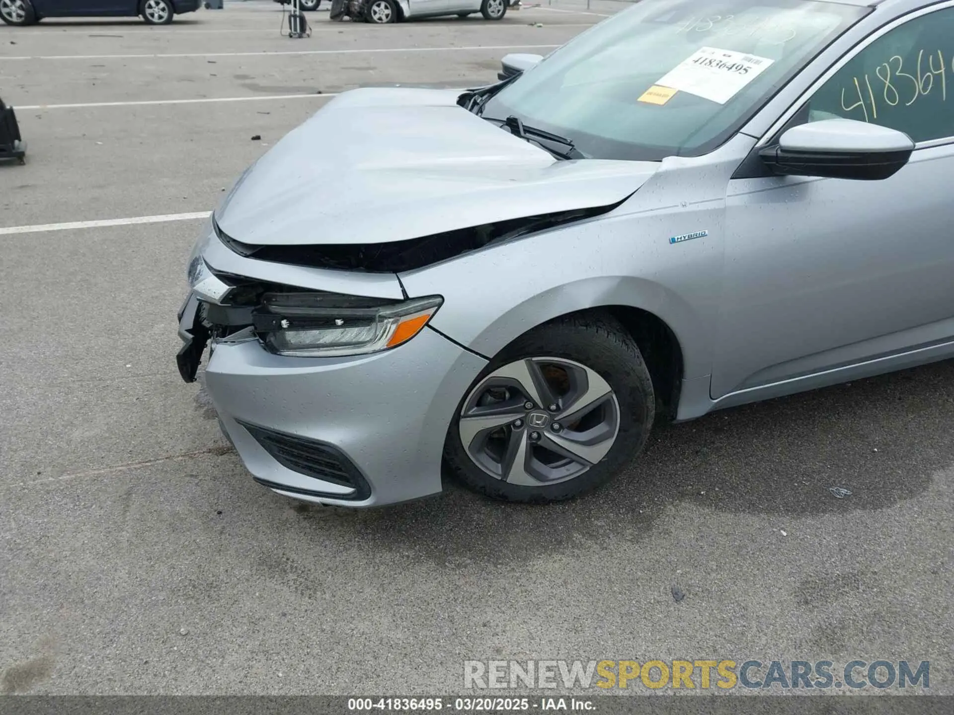 18 Photograph of a damaged car 19XZE4F54KE010155 HONDA INSIGHT 2019