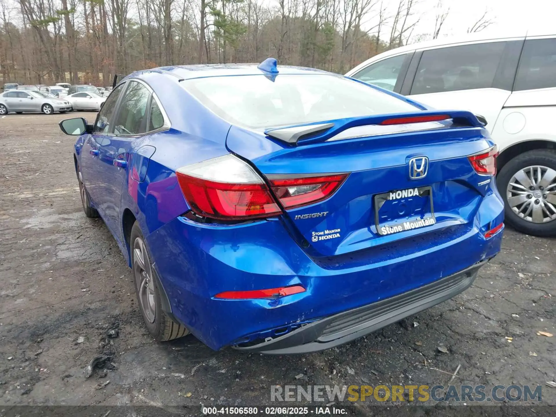6 Photograph of a damaged car 19XZE4F54KE025545 HONDA INSIGHT 2019