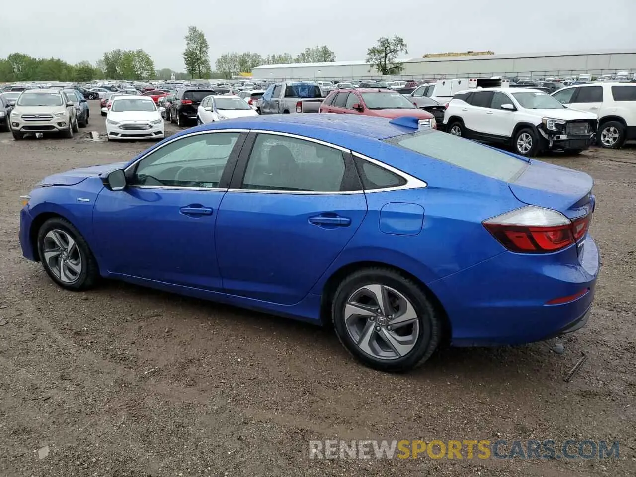 2 Photograph of a damaged car 19XZE4F54KE030101 HONDA INSIGHT 2019