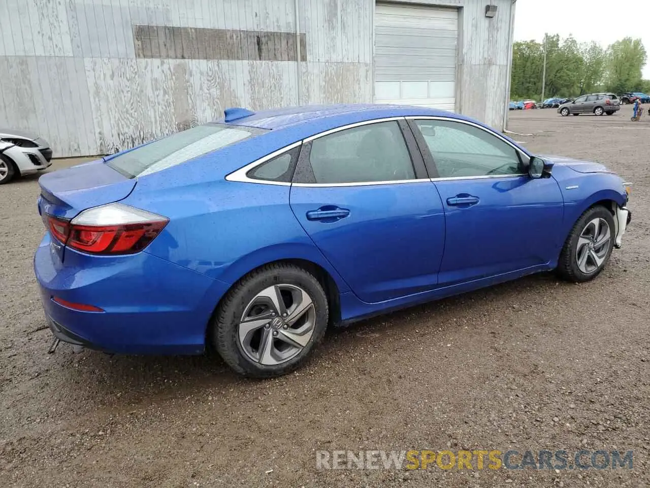 3 Photograph of a damaged car 19XZE4F54KE030101 HONDA INSIGHT 2019