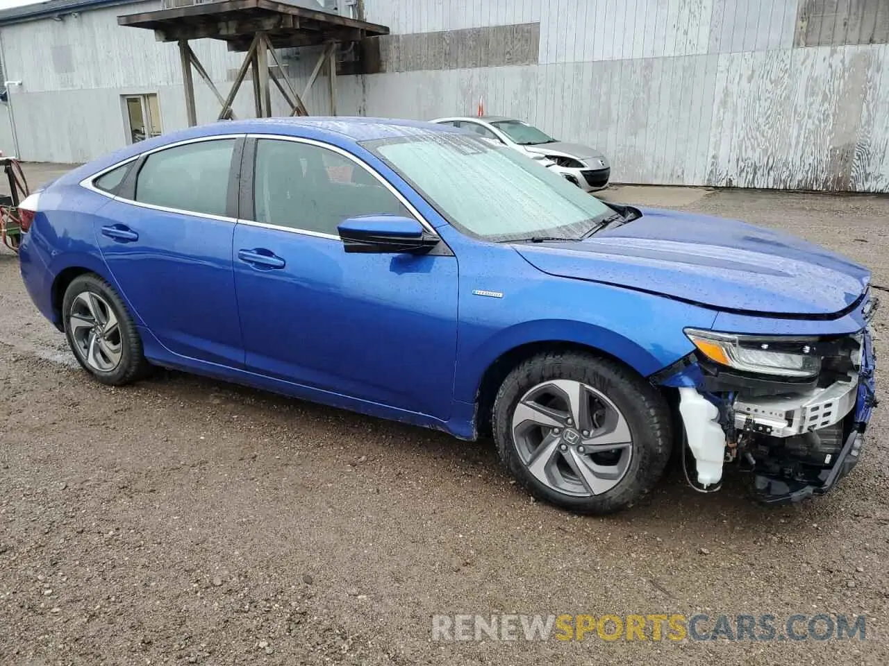 4 Photograph of a damaged car 19XZE4F54KE030101 HONDA INSIGHT 2019