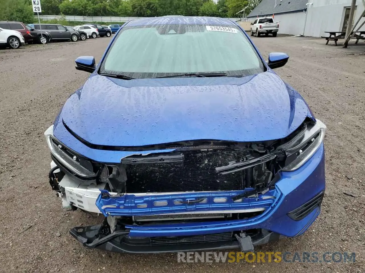 5 Photograph of a damaged car 19XZE4F54KE030101 HONDA INSIGHT 2019