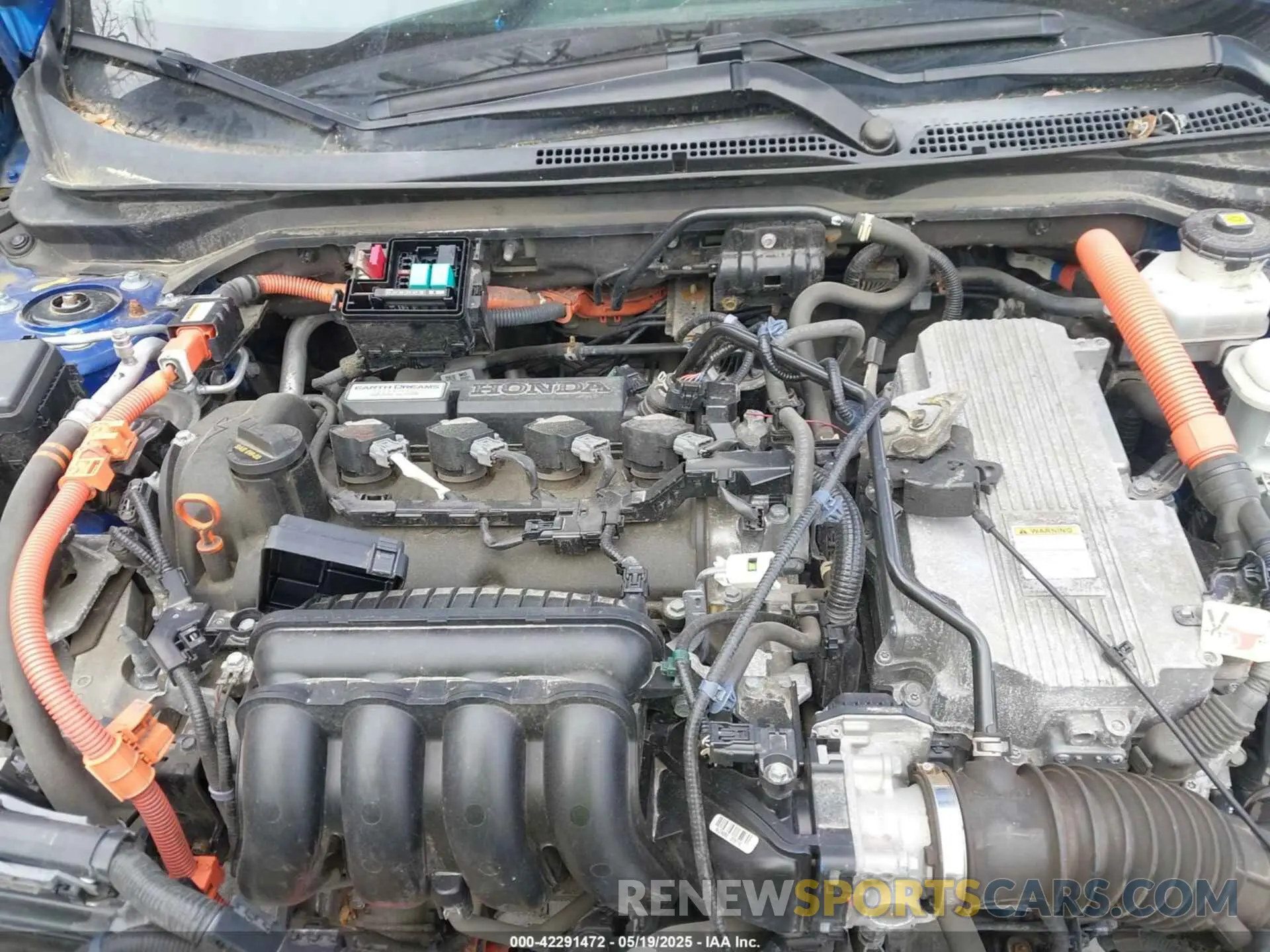 10 Photograph of a damaged car 19XZE4F55KE022055 HONDA INSIGHT 2019