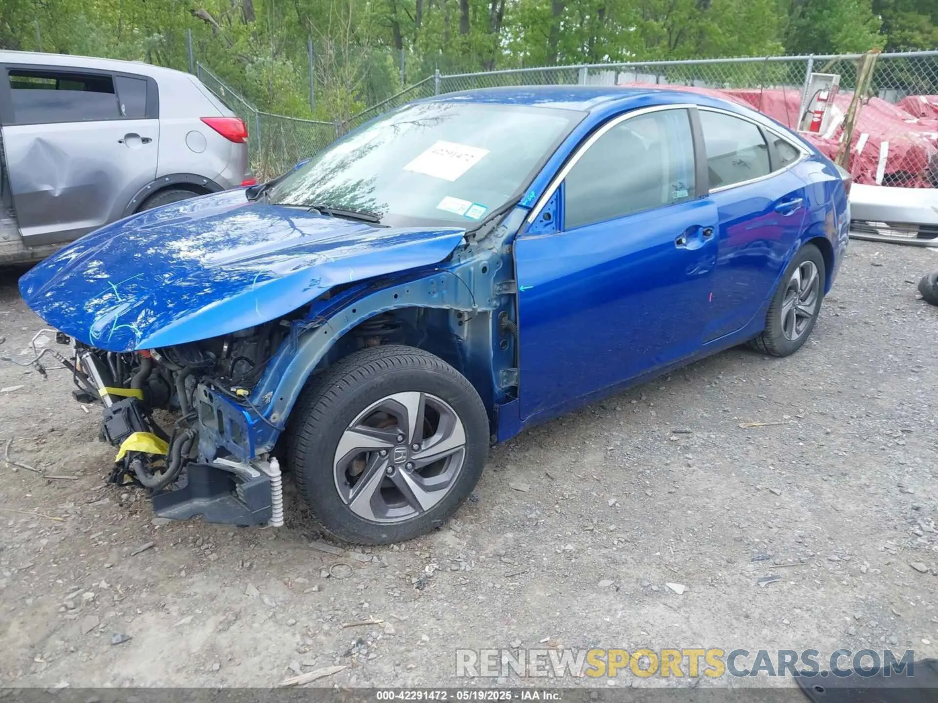 2 Photograph of a damaged car 19XZE4F55KE022055 HONDA INSIGHT 2019
