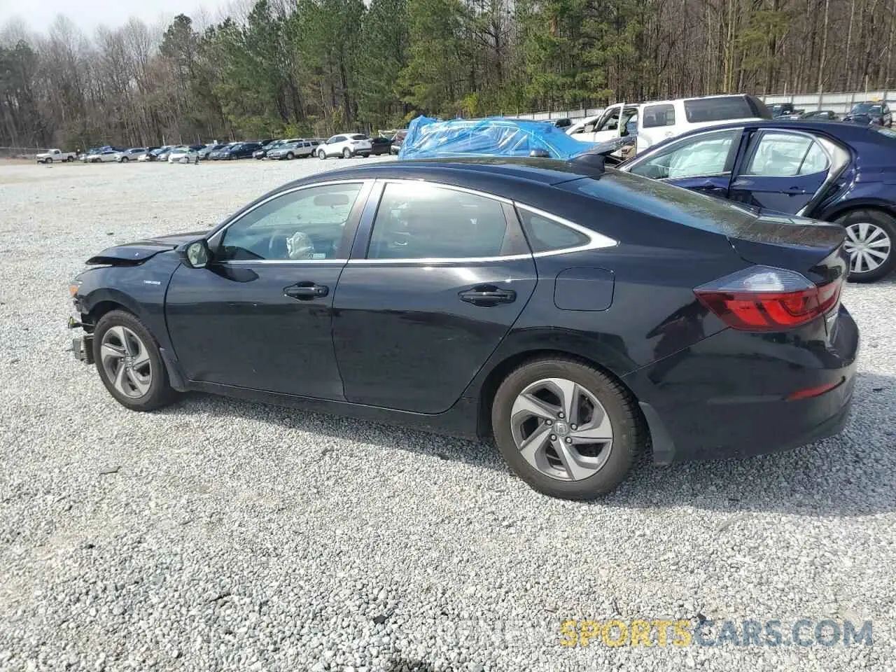 2 Photograph of a damaged car 19XZE4F55KE031676 HONDA INSIGHT 2019