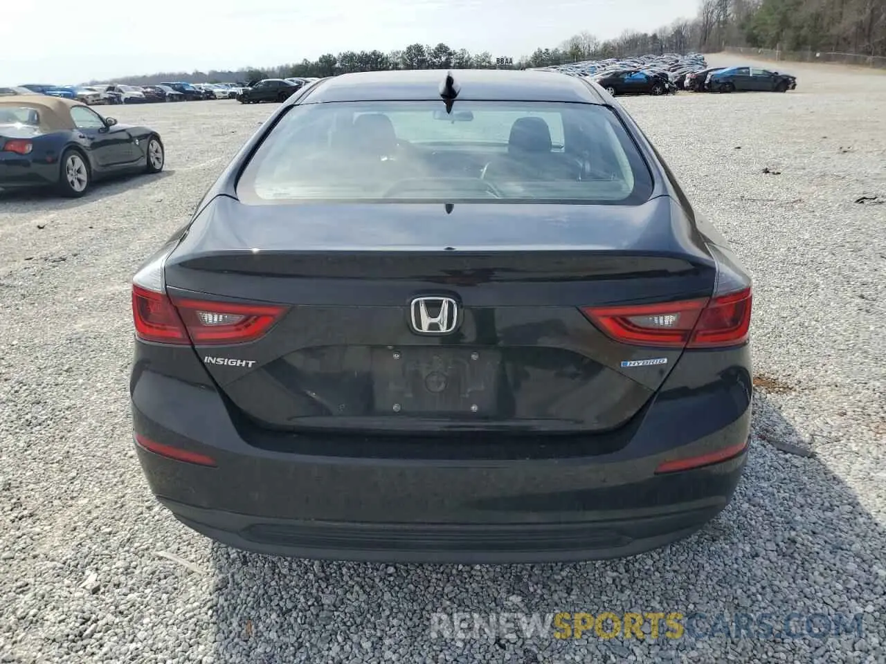 6 Photograph of a damaged car 19XZE4F55KE031676 HONDA INSIGHT 2019