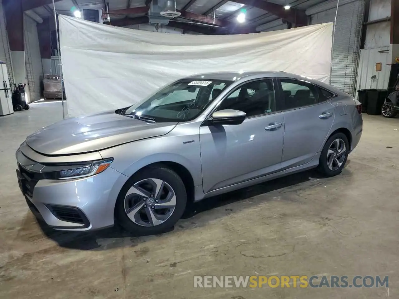 1 Photograph of a damaged car 19XZE4F56KE023943 HONDA INSIGHT 2019