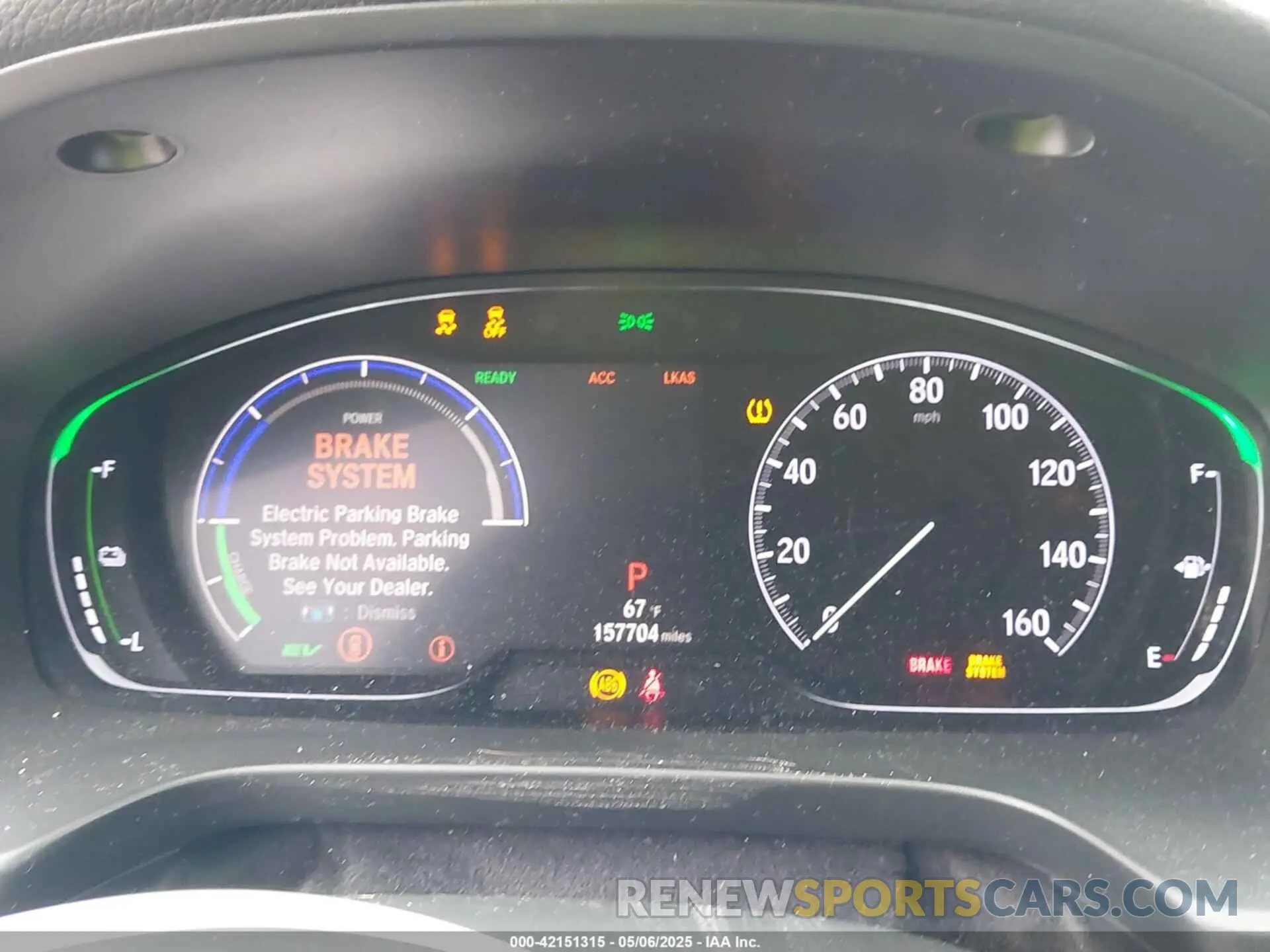 7 Photograph of a damaged car 19XZE4F56KE025837 HONDA INSIGHT 2019
