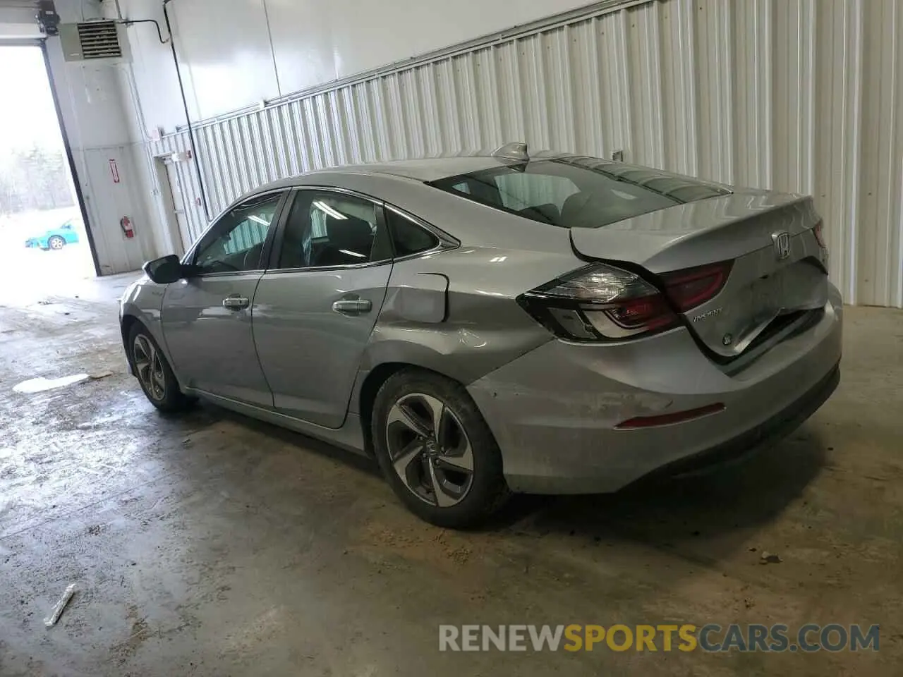 2 Photograph of a damaged car 19XZE4F57KE008173 HONDA INSIGHT 2019