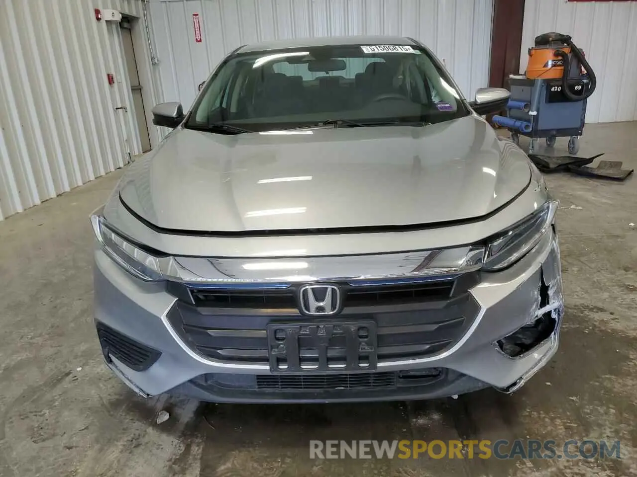 5 Photograph of a damaged car 19XZE4F57KE008173 HONDA INSIGHT 2019