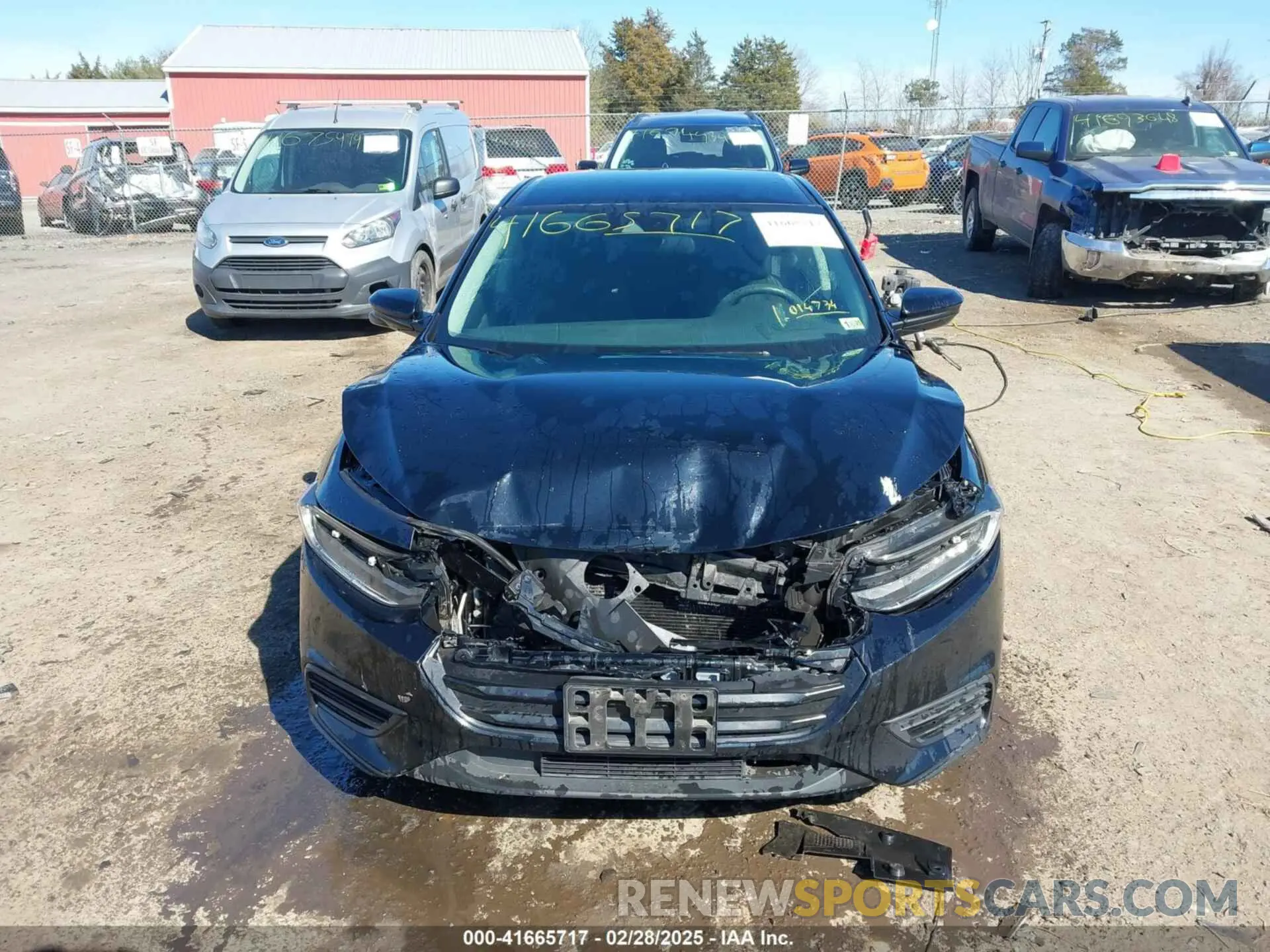 13 Photograph of a damaged car 19XZE4F57KE014734 HONDA INSIGHT 2019