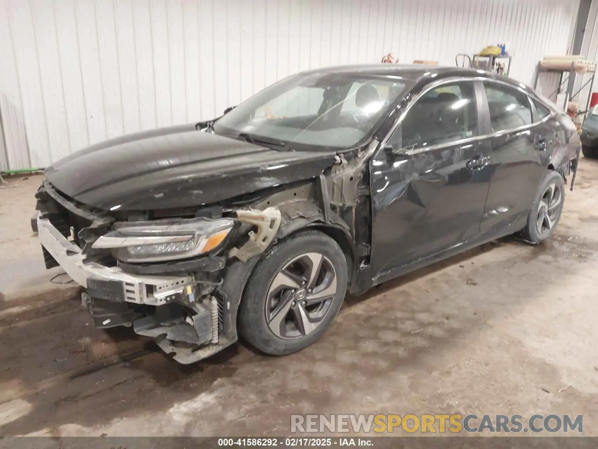 2 Photograph of a damaged car 19XZE4F57KE029475 HONDA INSIGHT 2019
