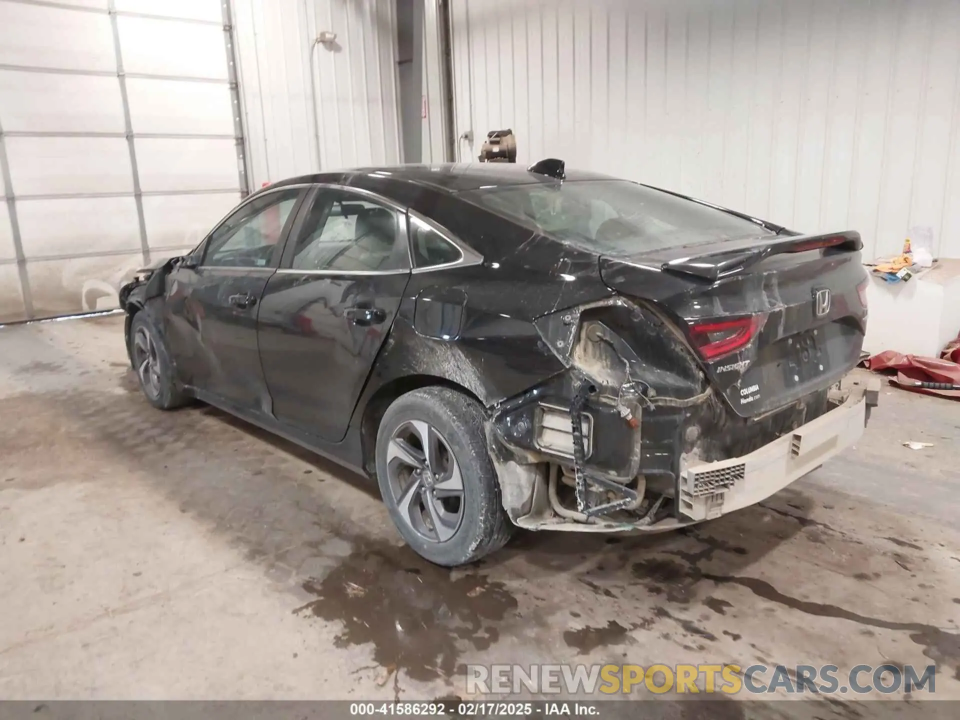 3 Photograph of a damaged car 19XZE4F57KE029475 HONDA INSIGHT 2019